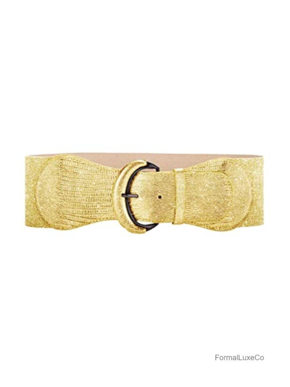 PU Leather Elastic Wide Belt for Women Dress Stretch Thick Waist Belts